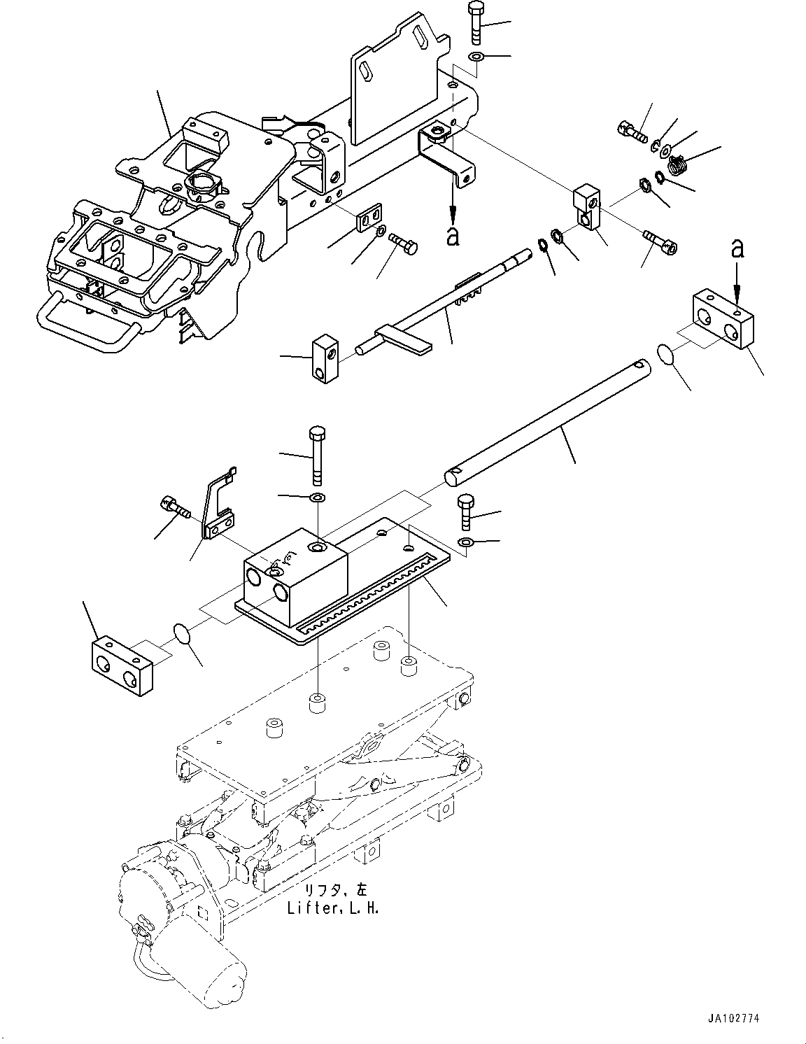 Направляющая 23B-43-89591 KOMATSU