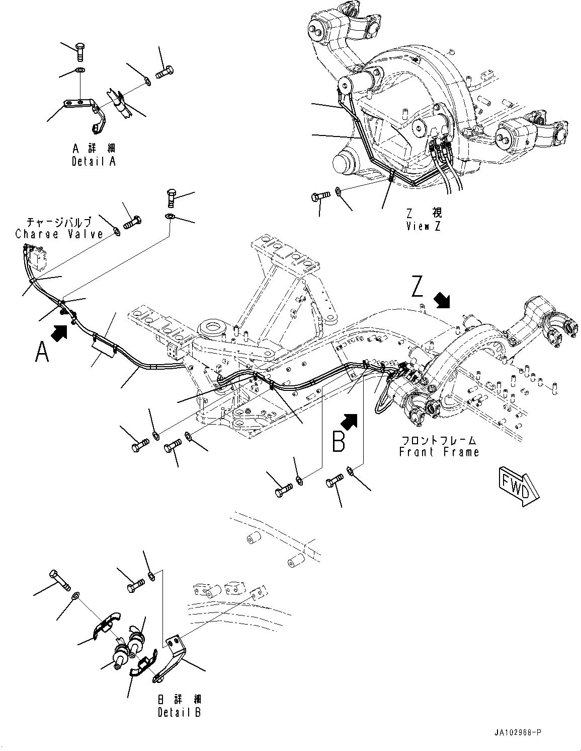 Шланг 23B-60-93991 KOMATSU