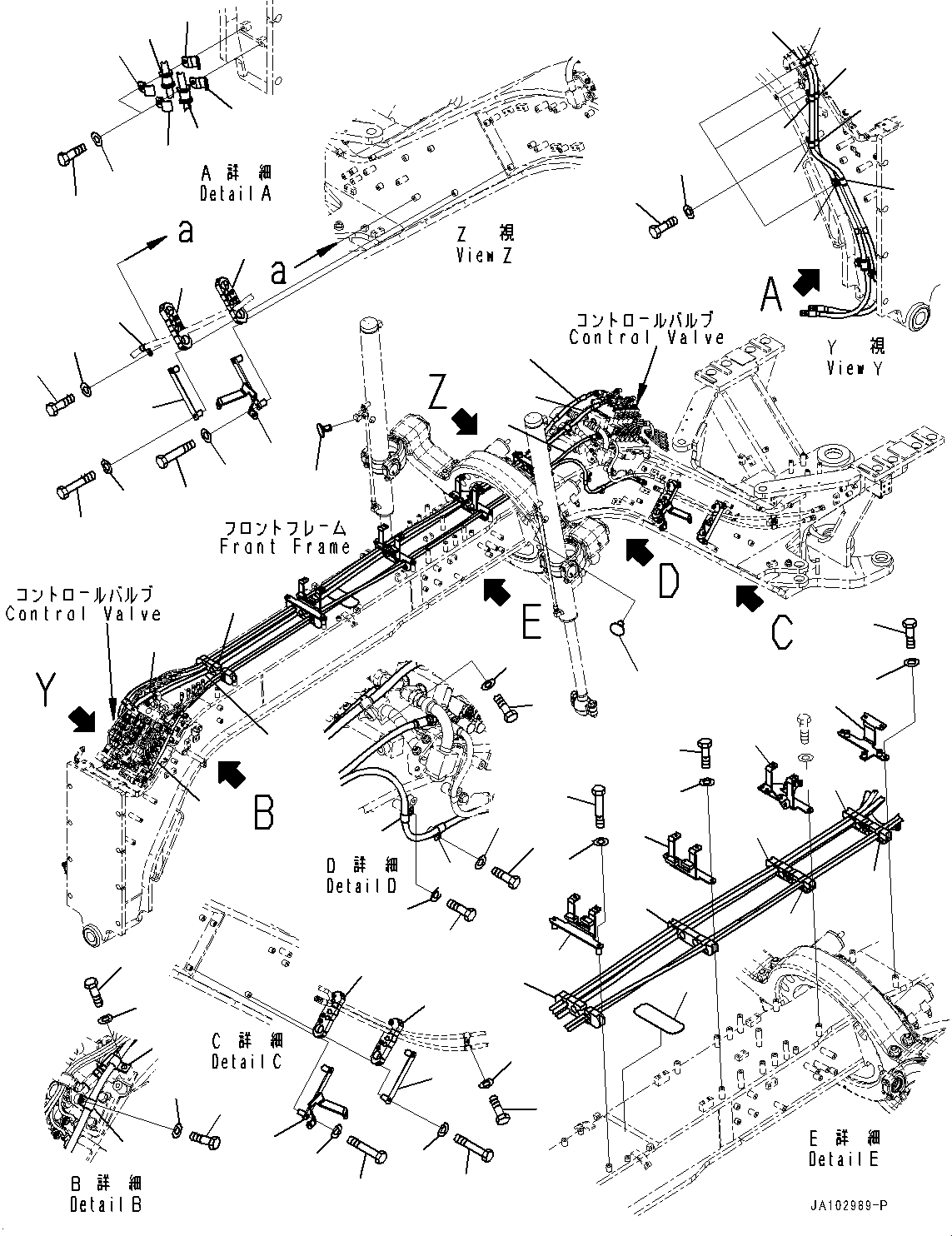 Кронштейн 23B-60-94491 KOMATSU