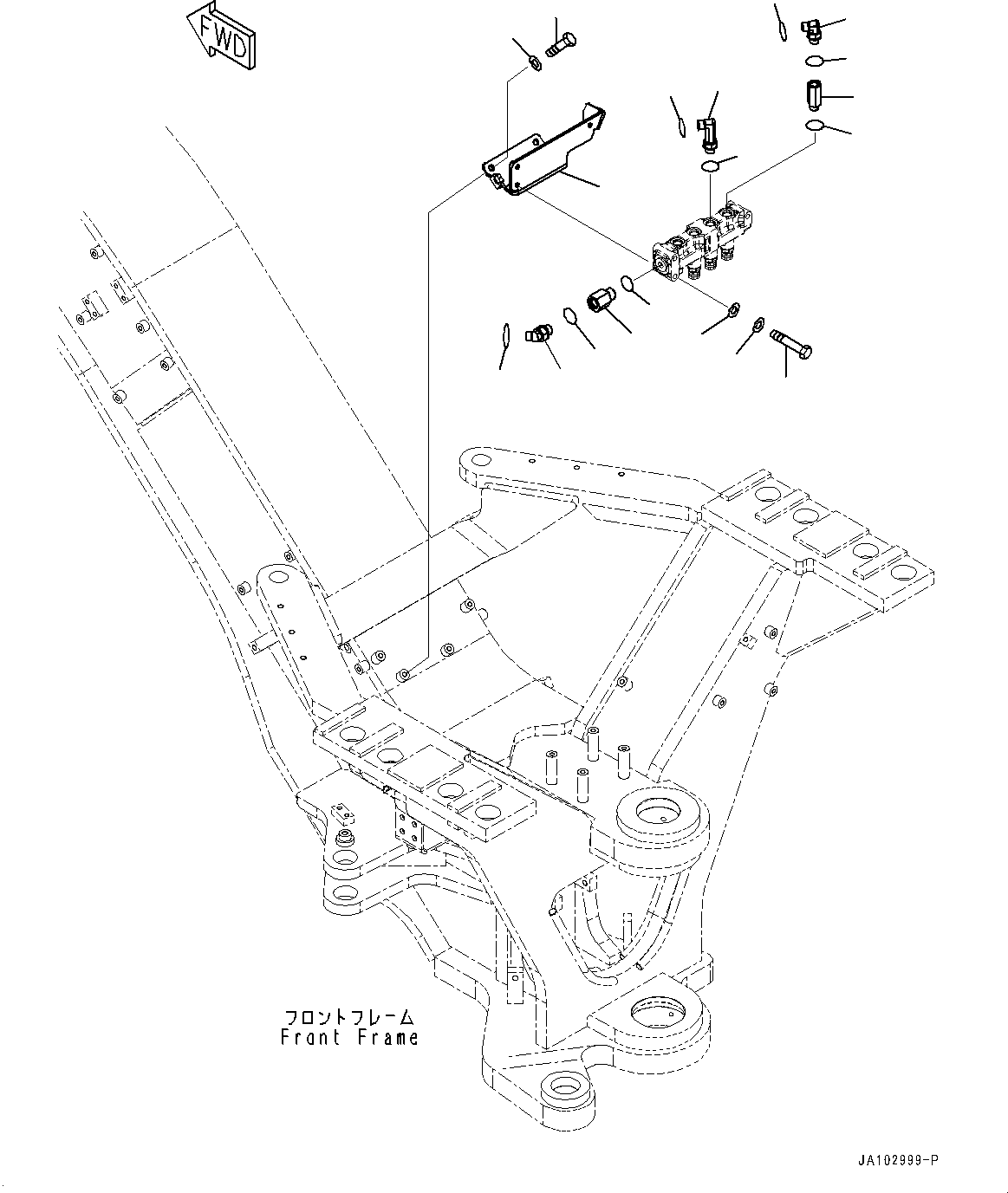 Кронштейн 23B-60-94241 KOMATSU