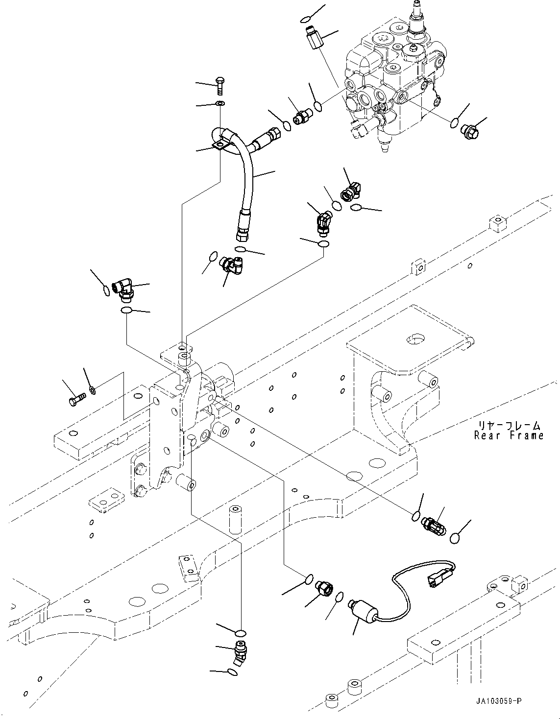 Шланг 23B-60-93721 KOMATSU