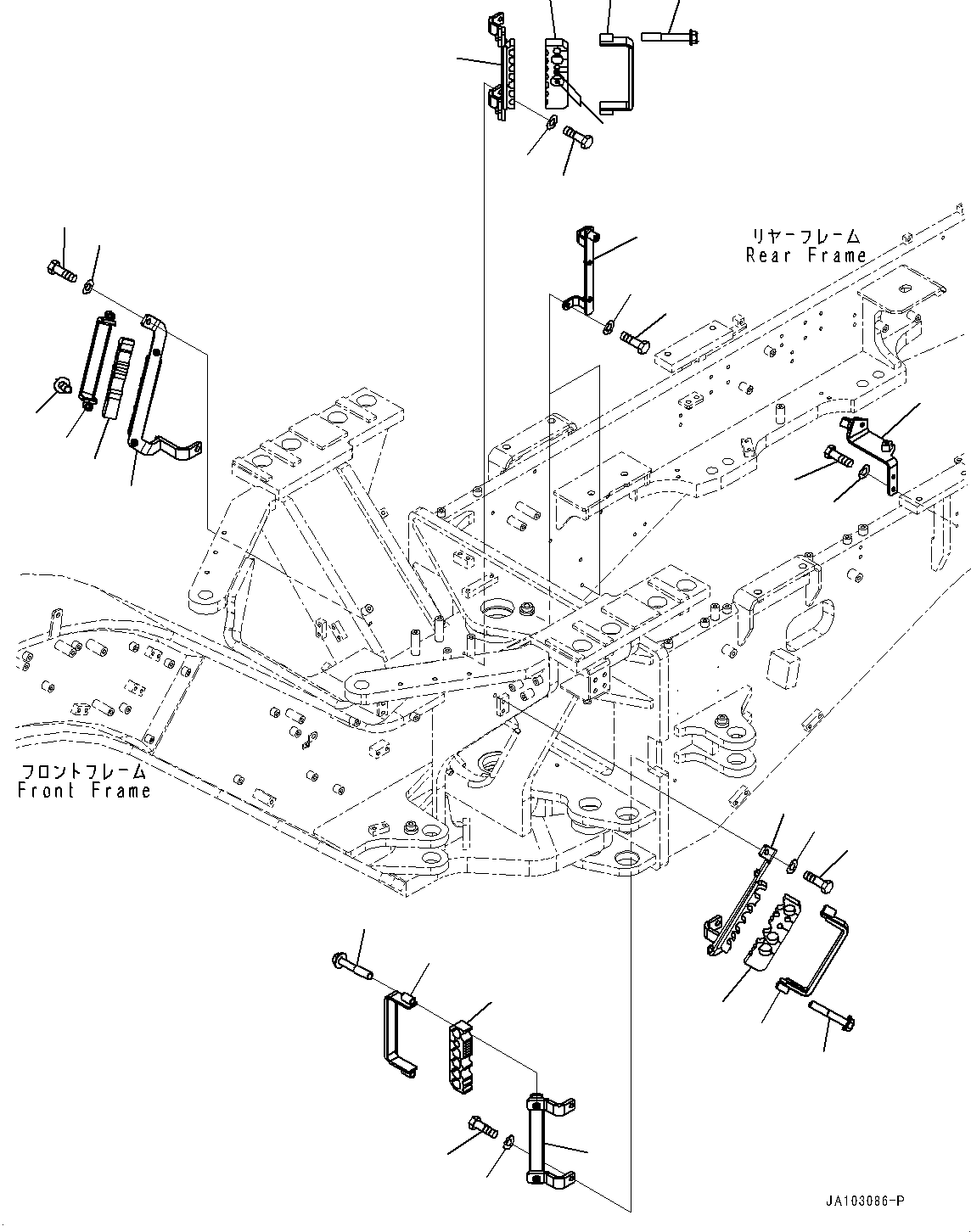 Кронштейн 23B-60-94541 KOMATSU