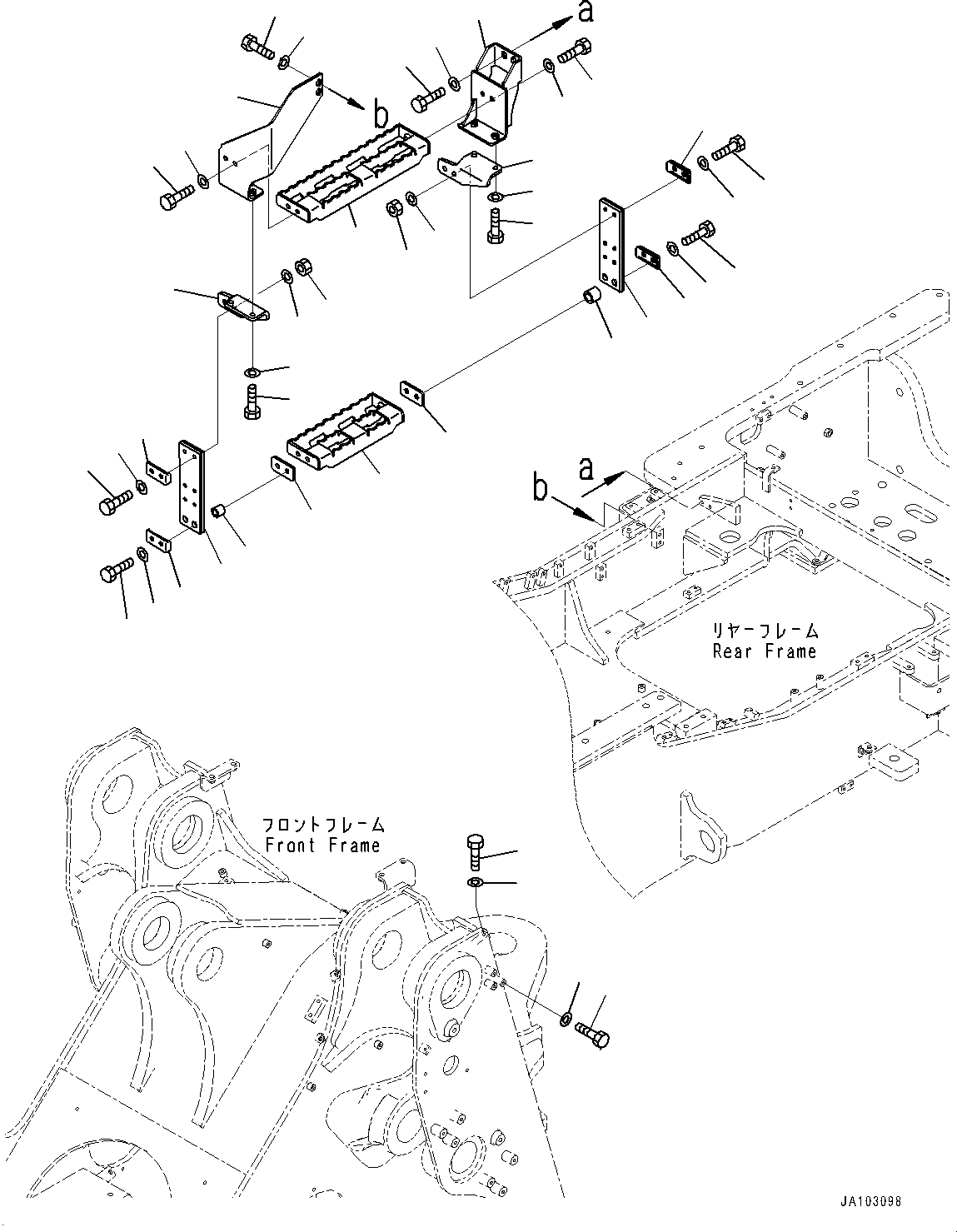 Подножка 425-54-54781 KOMATSU