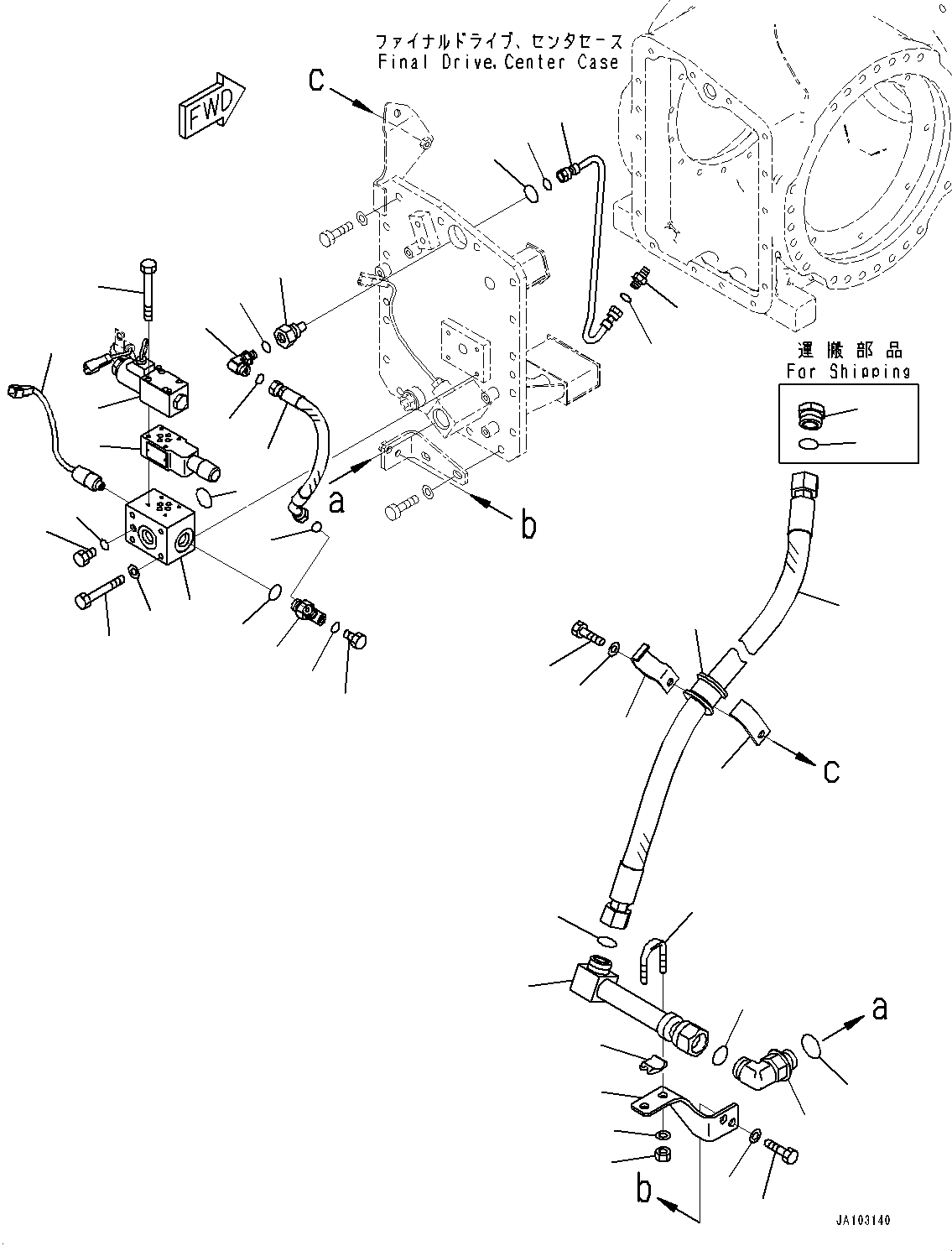 Шланг 02755-003A3 KOMATSU