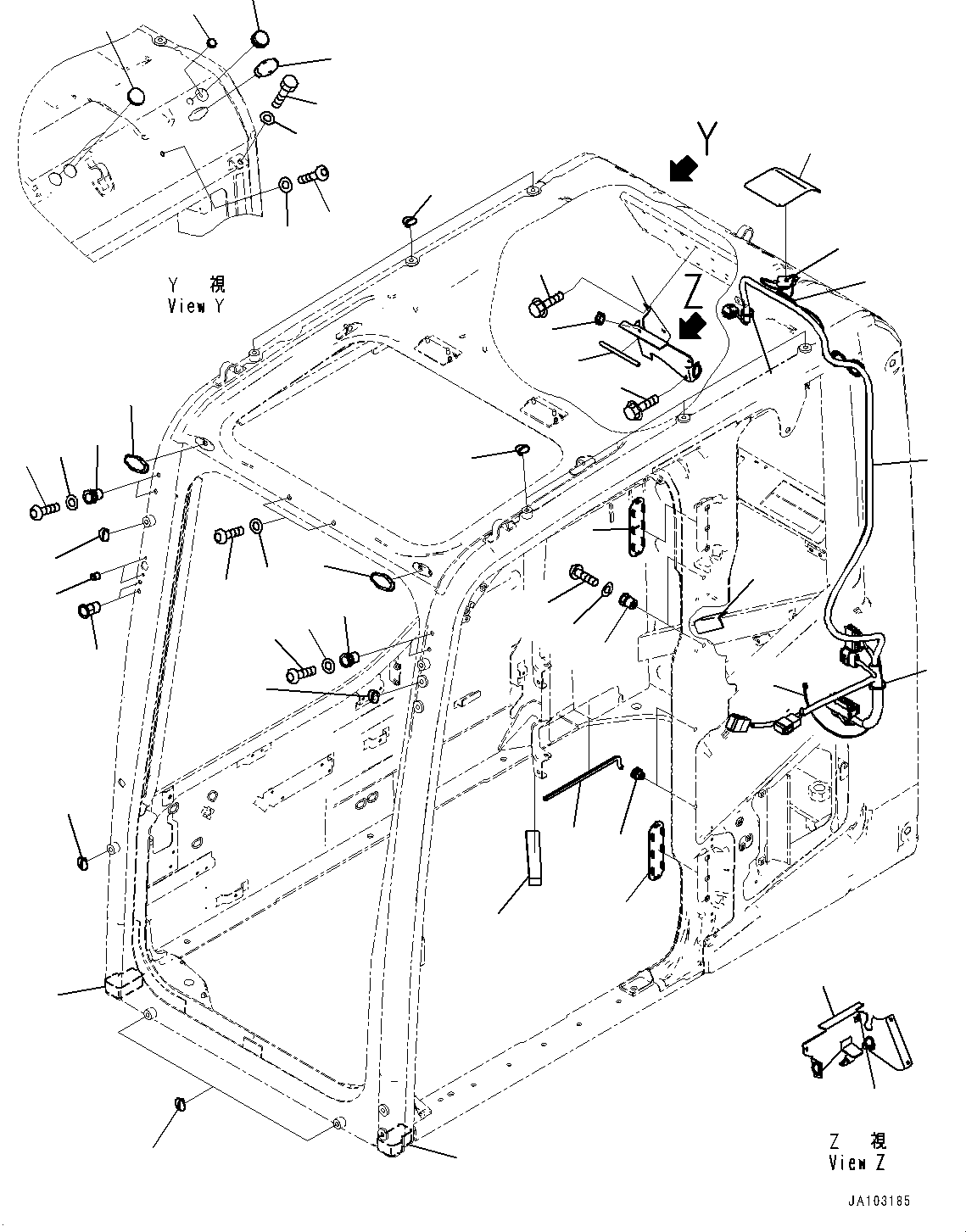 Cab Assembly, Gateway Function Controller, North America and Latin America 2A5-53-00565 KOMATSU