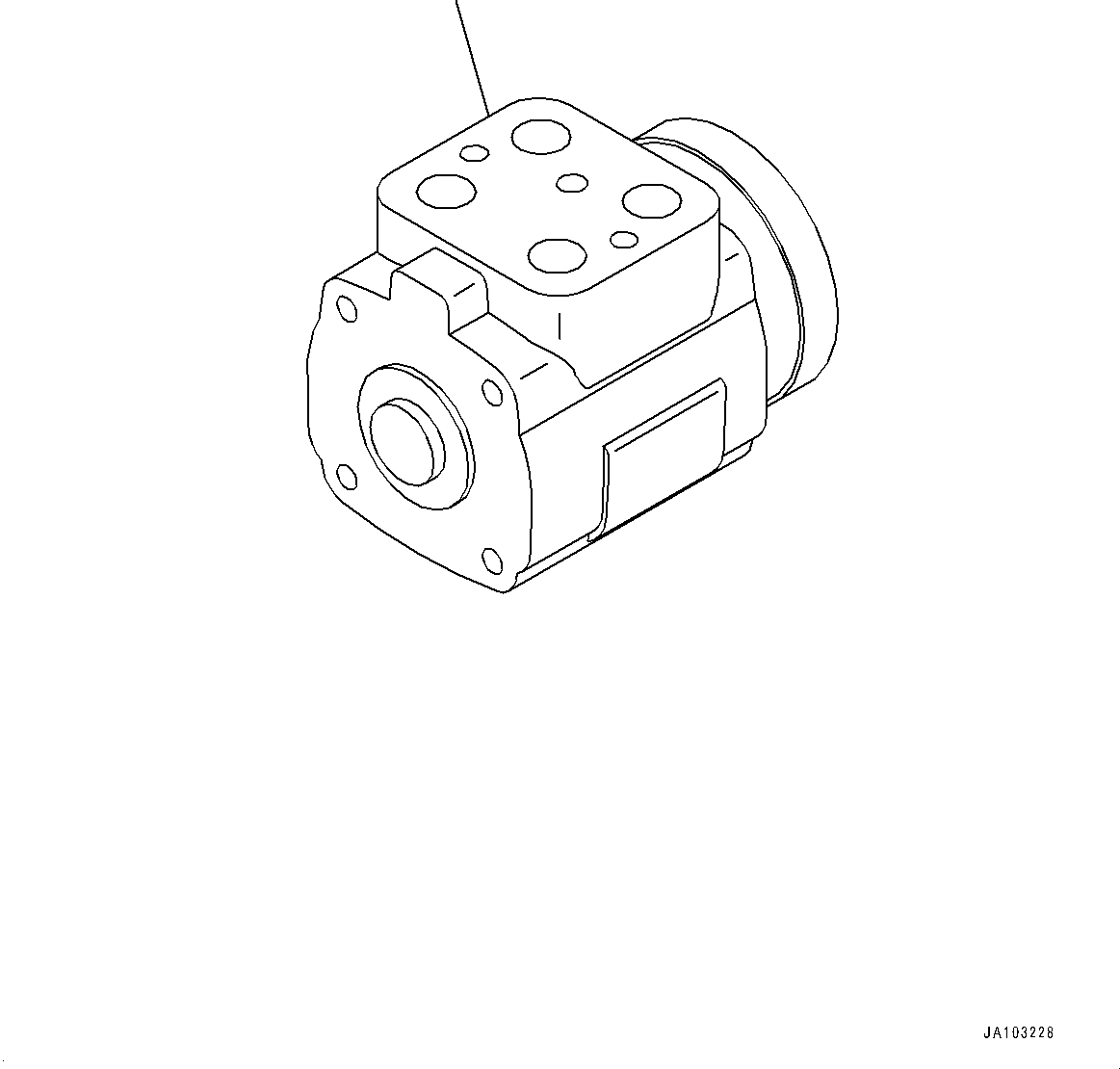 Orbitrol Steering Control Assembly 23C-40-61401 KOMATSU