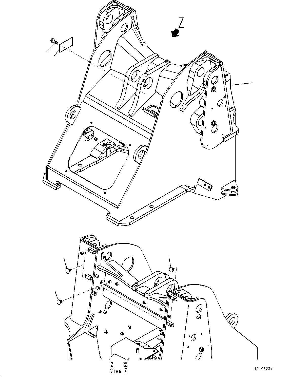 Seat Assembly, Front Frame 419-T80-5612 KOMATSU
