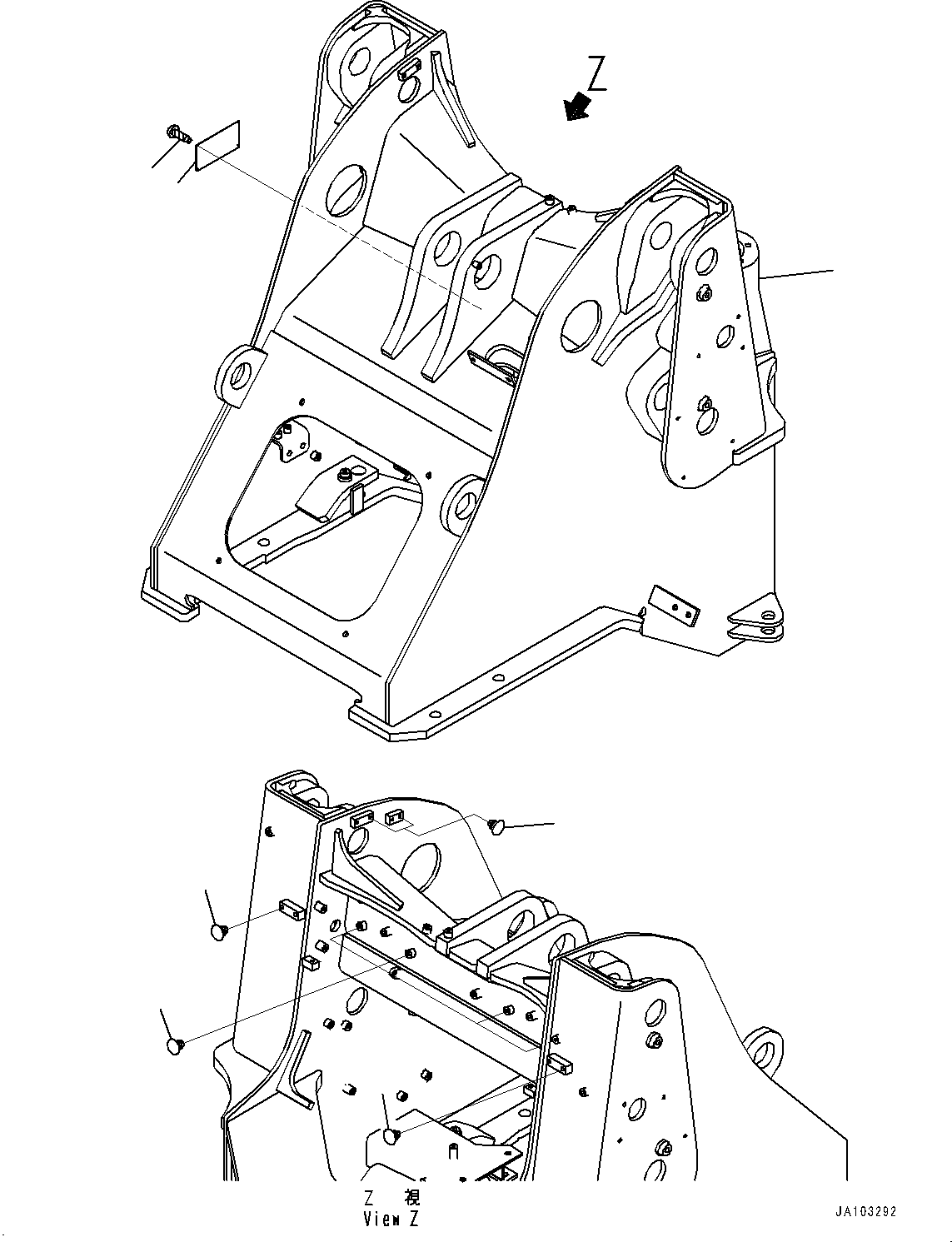 Seat Assembly, Front Frame 419-46-66313 KOMATSU