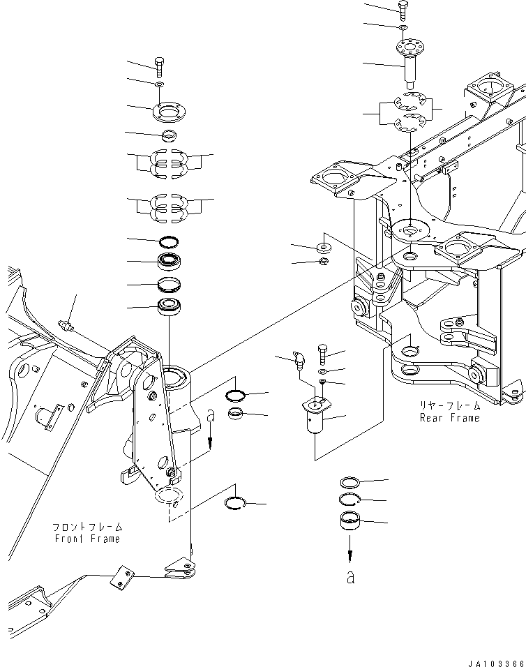 Гайка 01597-03024 KOMATSU