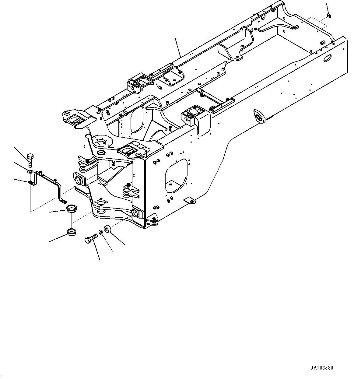 Seat Assembly, Rear Frame 419-46-52105 KOMATSU