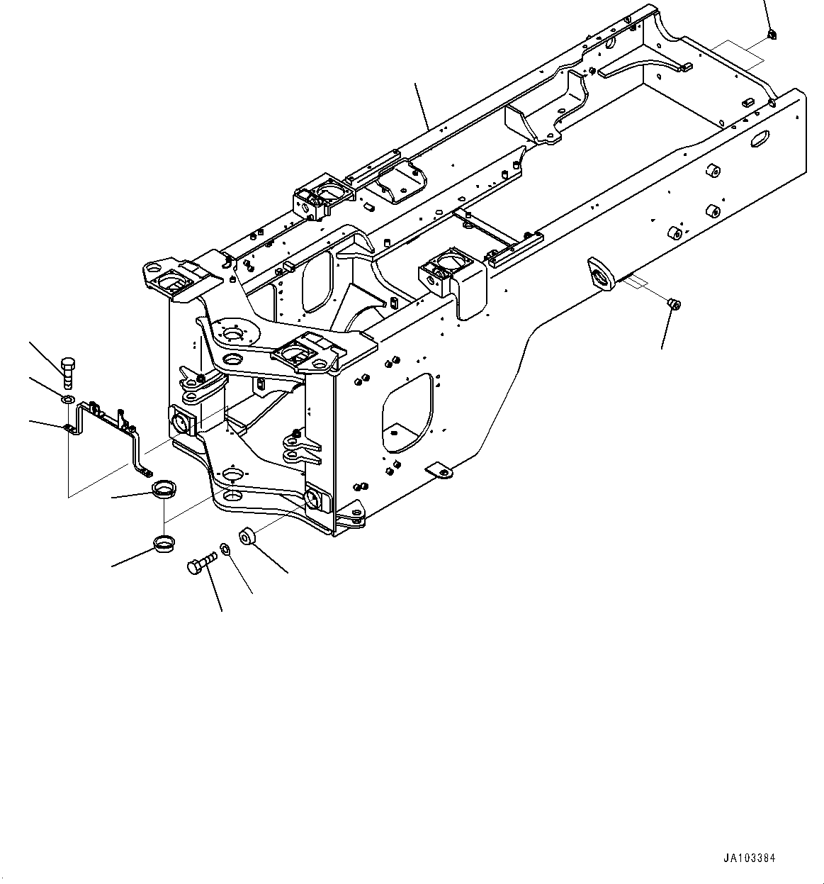 Seat Assembly, Rear Frame 419-S96-5385 KOMATSU