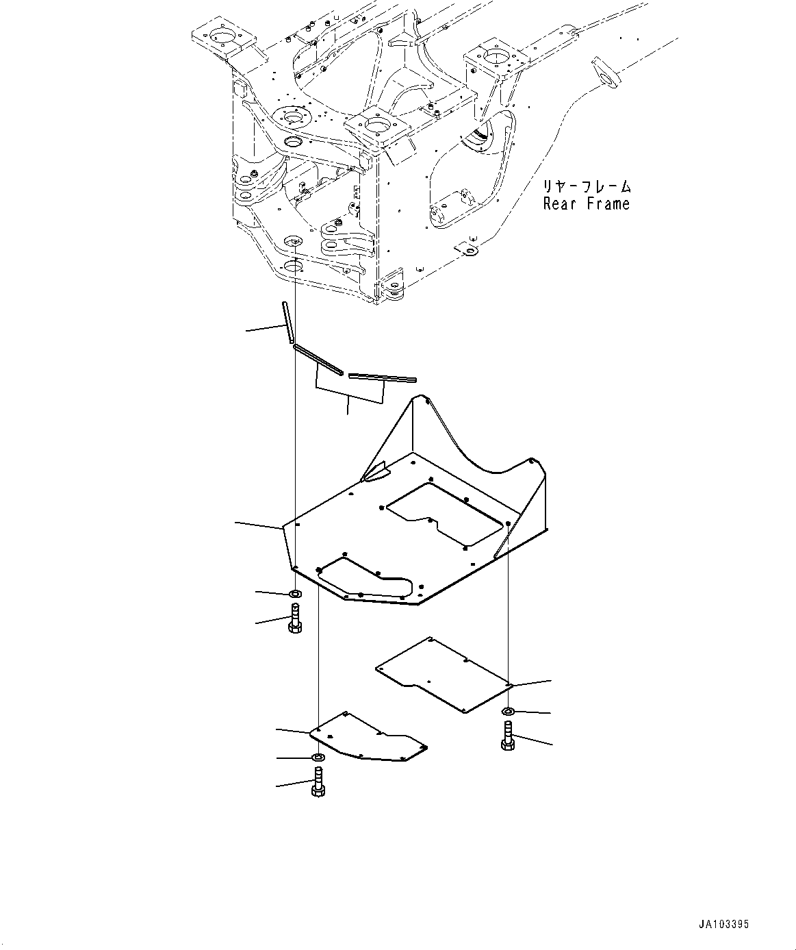 Ограждение 421-971-5190 KOMATSU