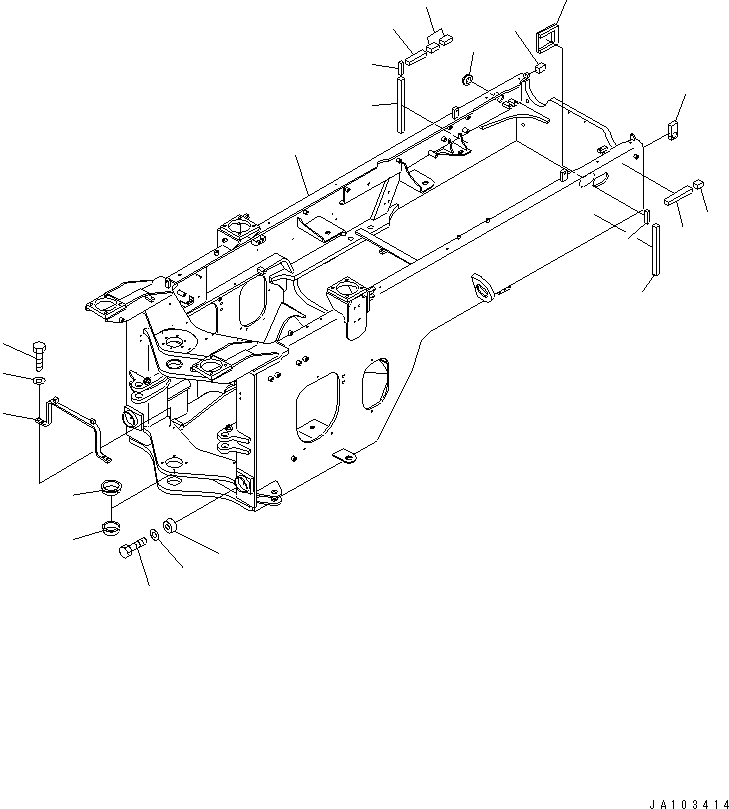 FRAME SEAT ASS'Y 419-46-32109 KOMATSU