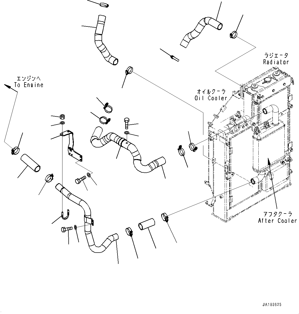 шланг \ \ 22B-03-31831 KOMATSU