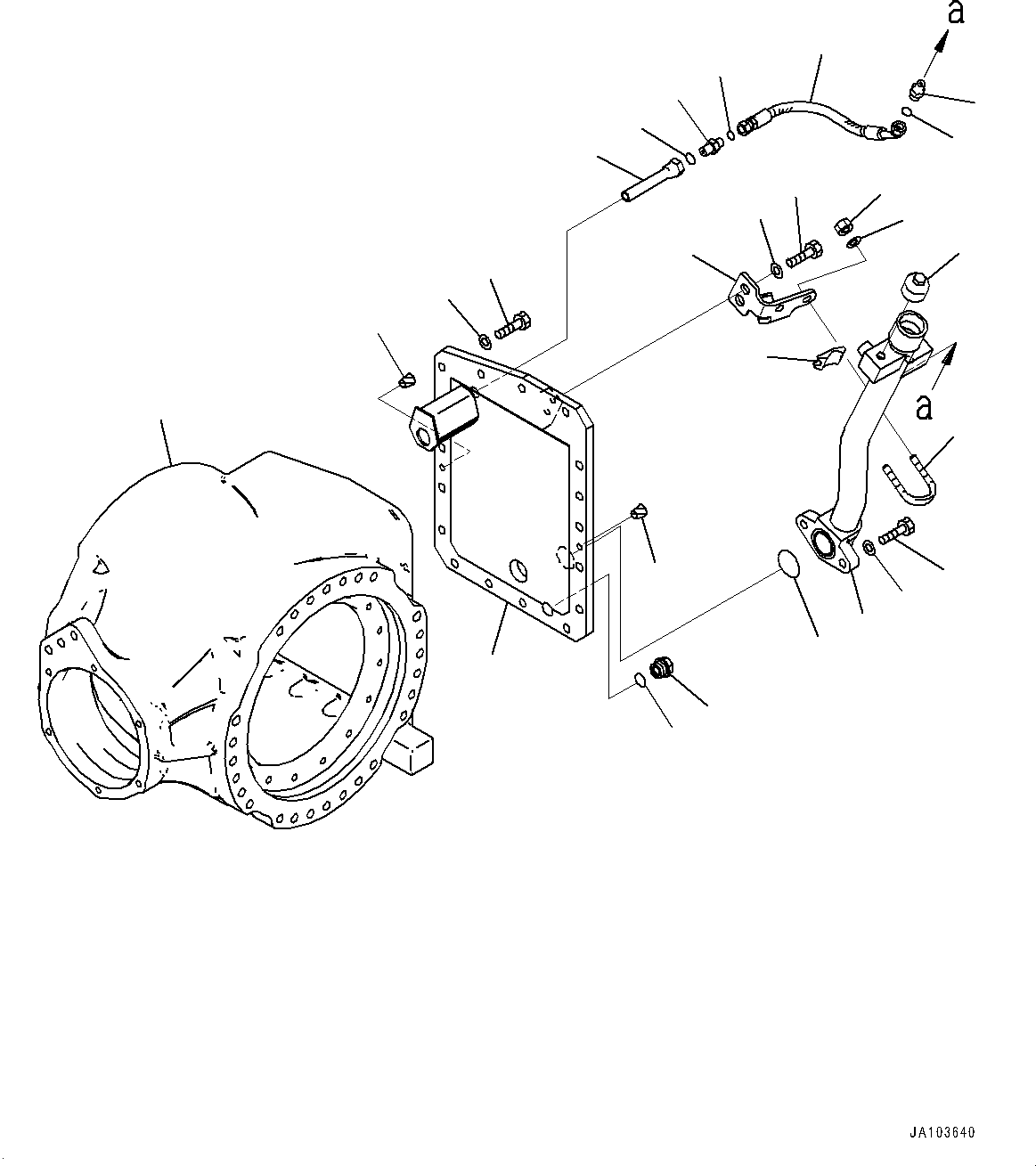 Final Drive Assembly, Non Differential Type 23B-22-74003 KOMATSU