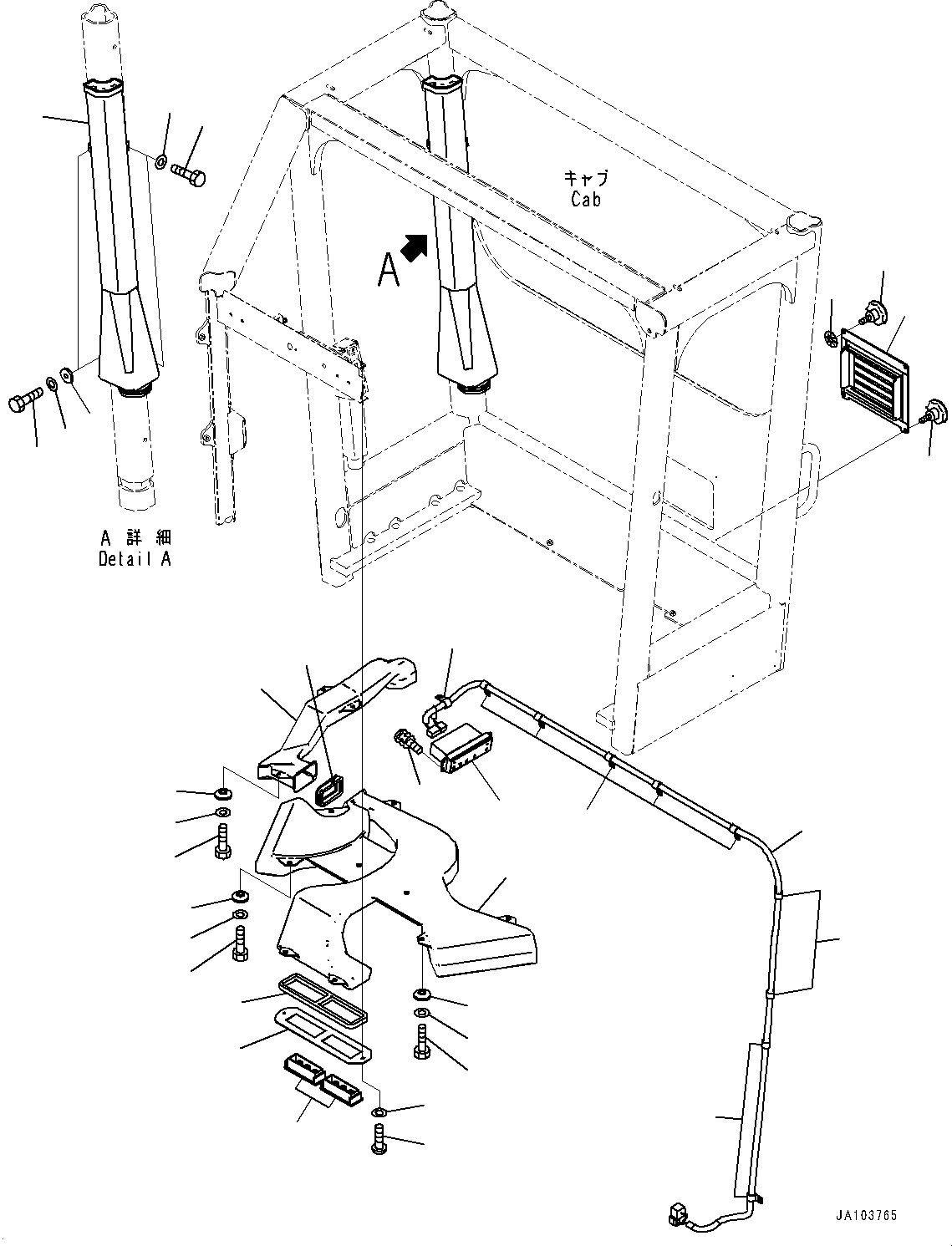 Louver Assembly 23B-07-84150 KOMATSU