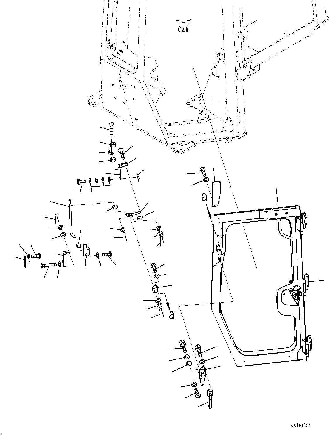 Петля сварная 11Y-54-46A31 KOMATSU