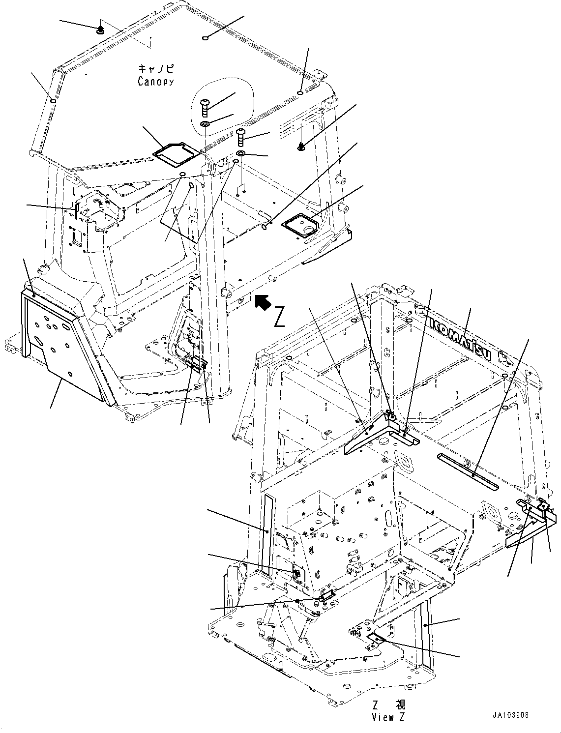Зажим 198-Y11-1480 KOMATSU