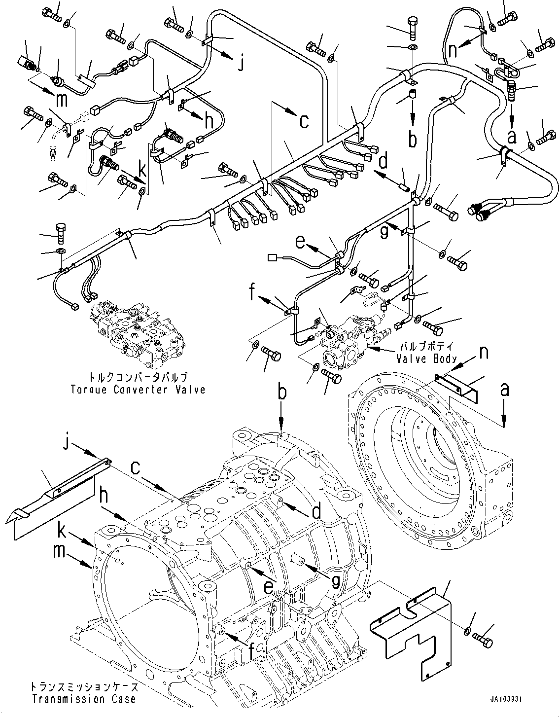 Жгут проводов 561-15-85821 KOMATSU
