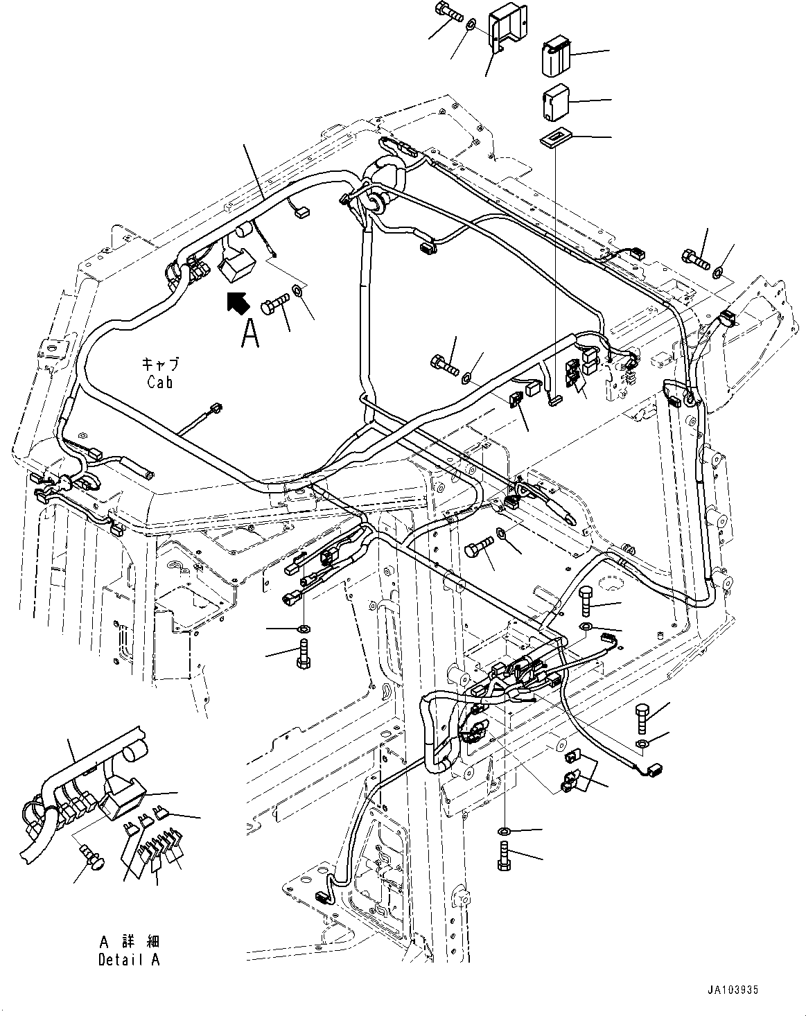 Жгут проводов 12Y-06-38821 KOMATSU