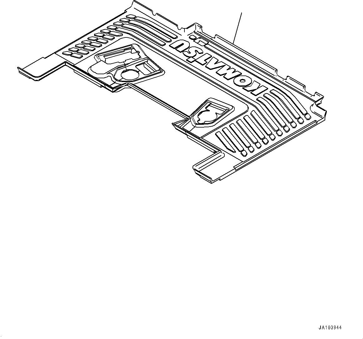 Коврик 23C-54-62311 KOMATSU