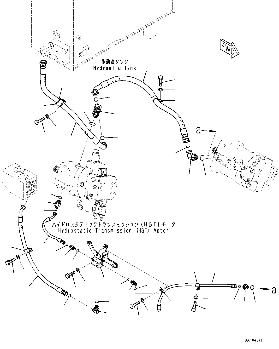 Шланг 02773-00407 KOMATSU