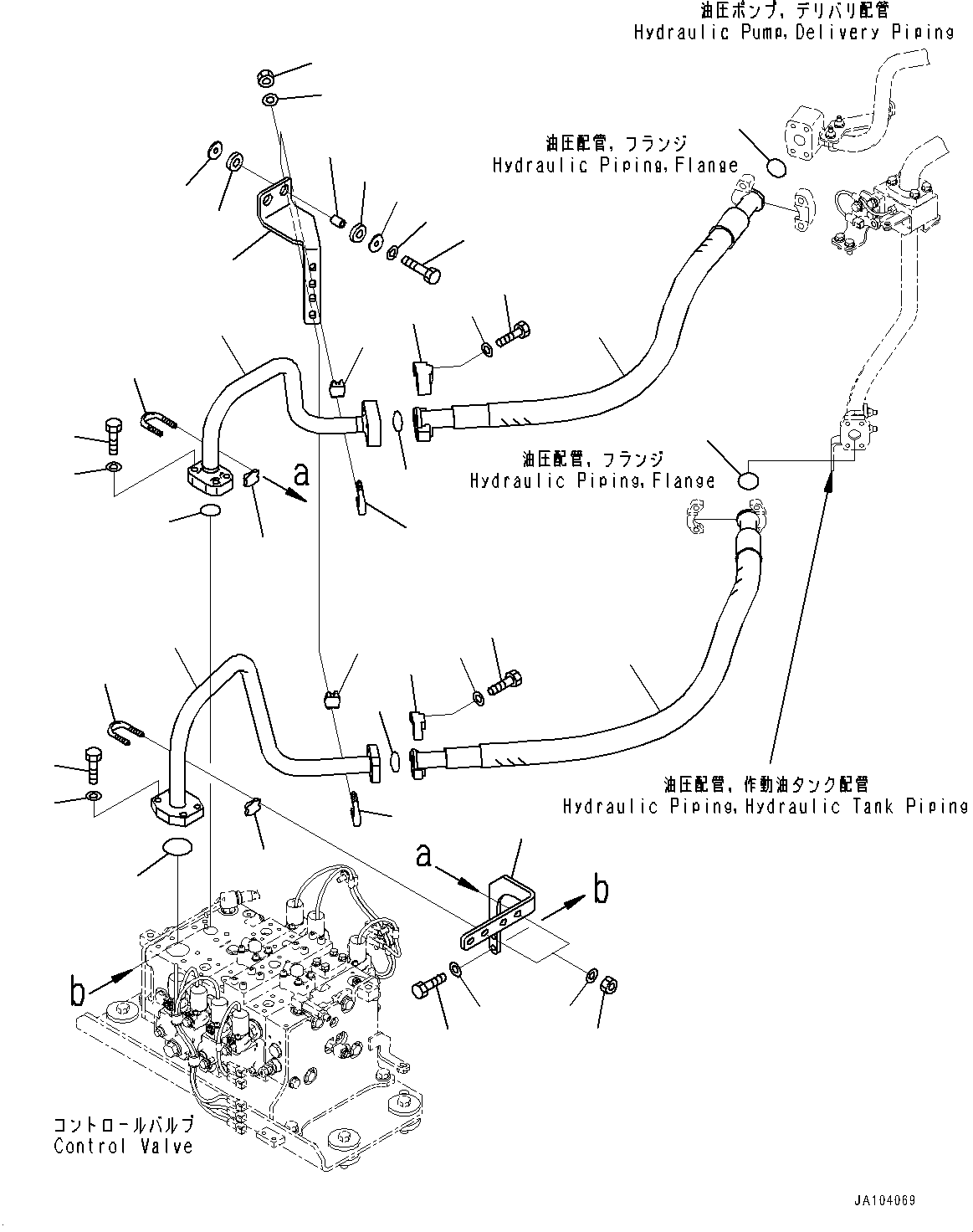 Трубка 421-62-73121 KOMATSU