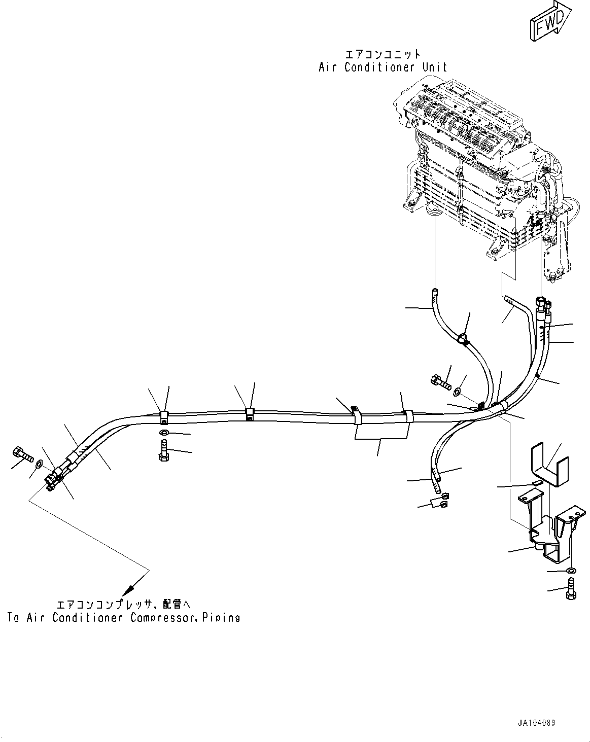 Кронштейн 421-07-75281 KOMATSU
