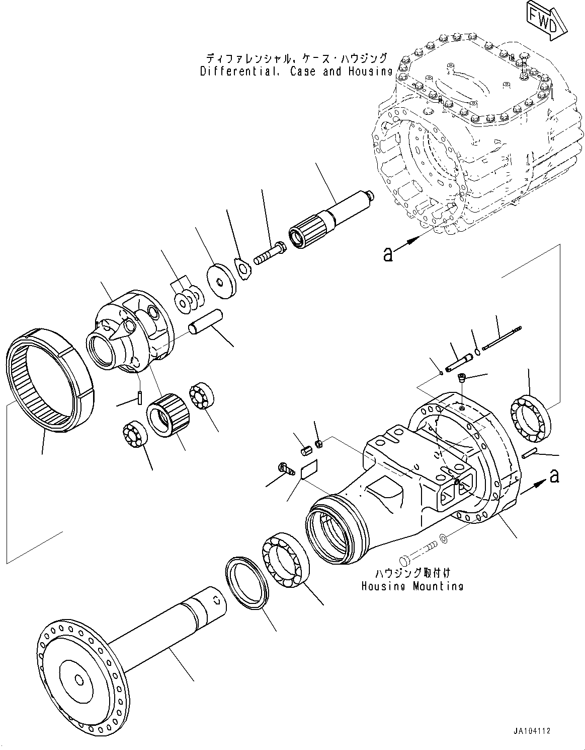 FINAL DRIVE, ASSEMBLY 421-22-53000 KOMATSU