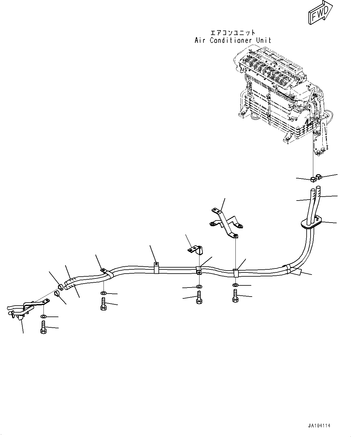 Кронштейн 421-S62-7391 KOMATSU