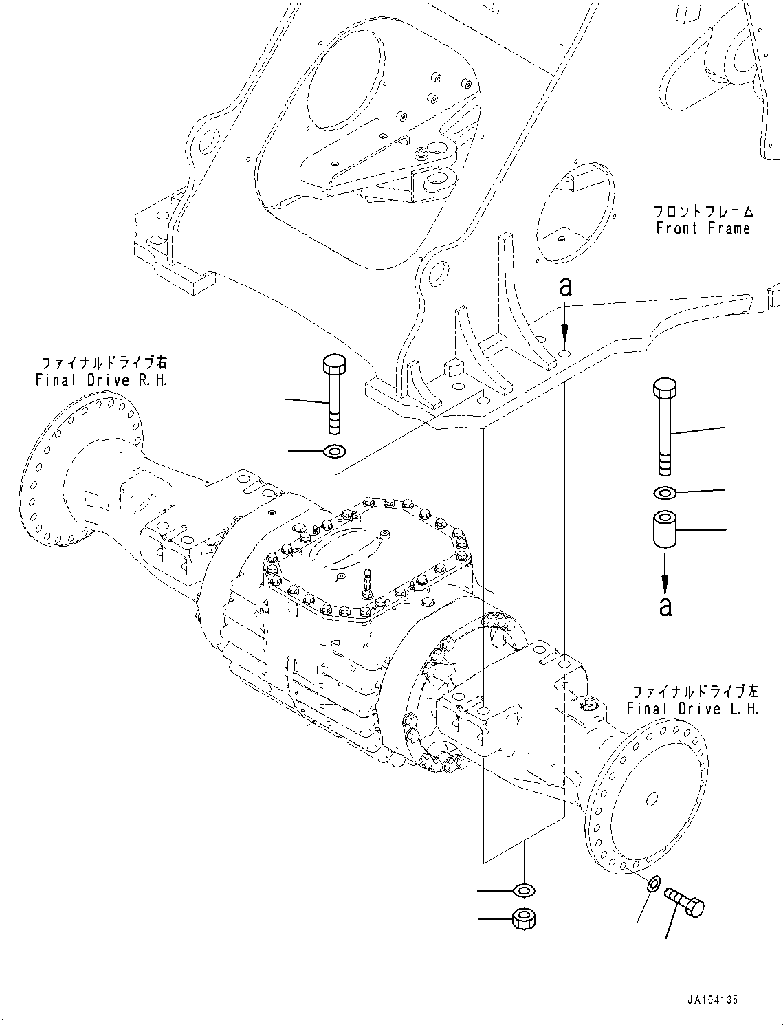 Болт 421-46-73110 KOMATSU