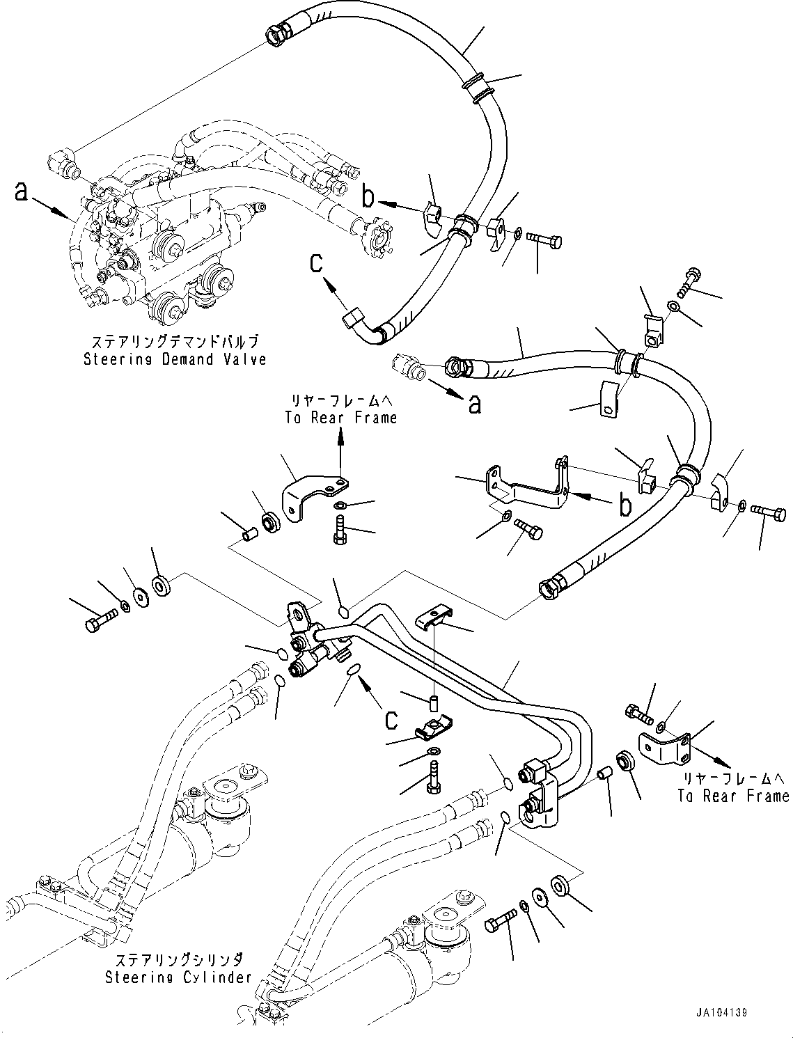 Трубка 421-62-72361 KOMATSU