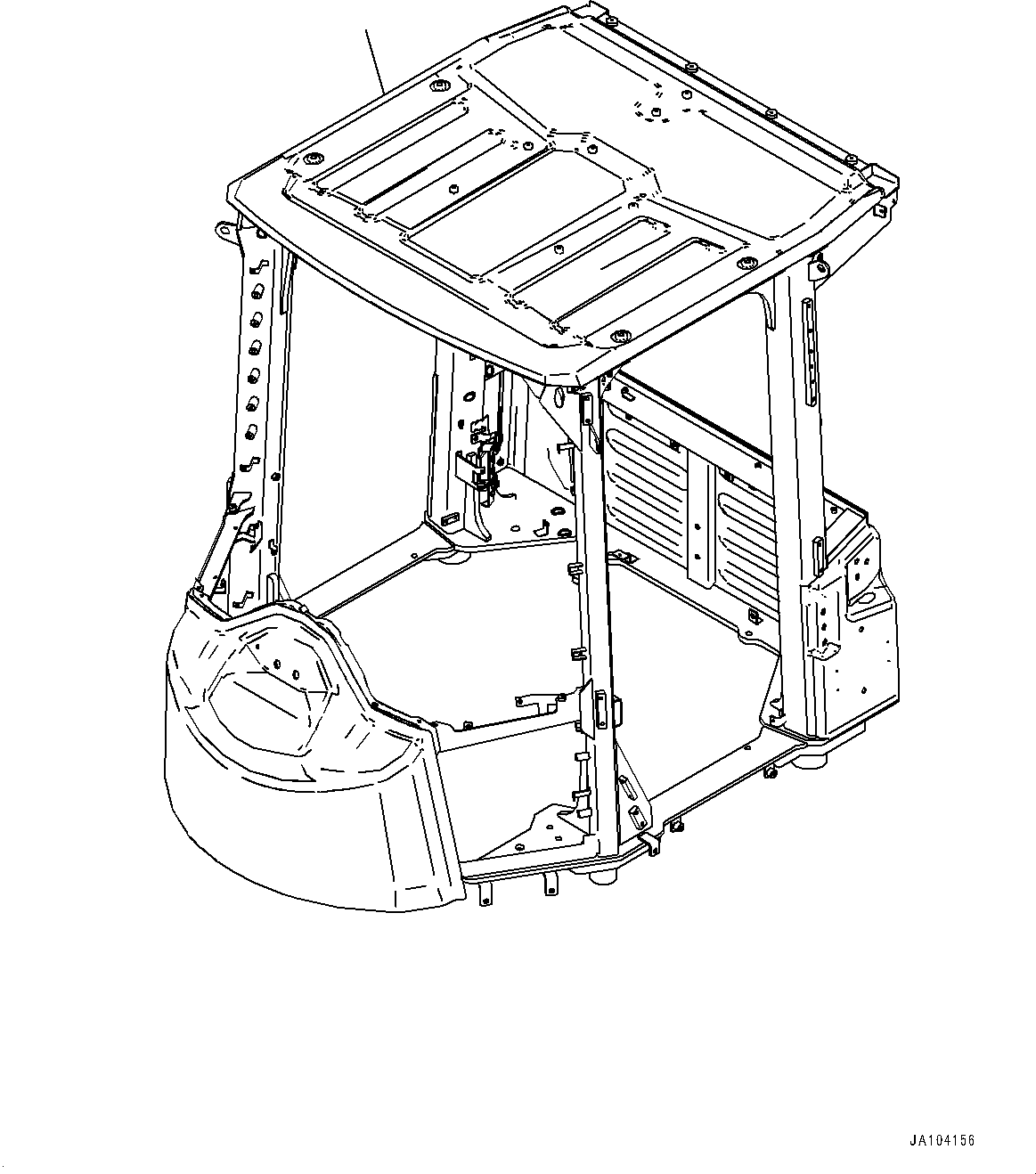 CAB, ASSEMBLY 423-926-7172 KOMATSU