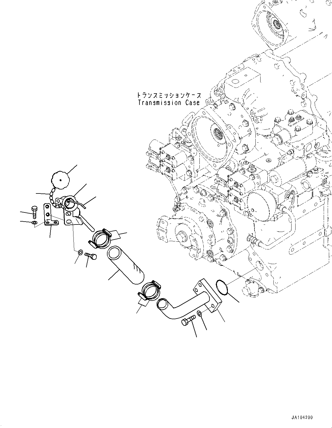 Шланг 07260-04128 KOMATSU