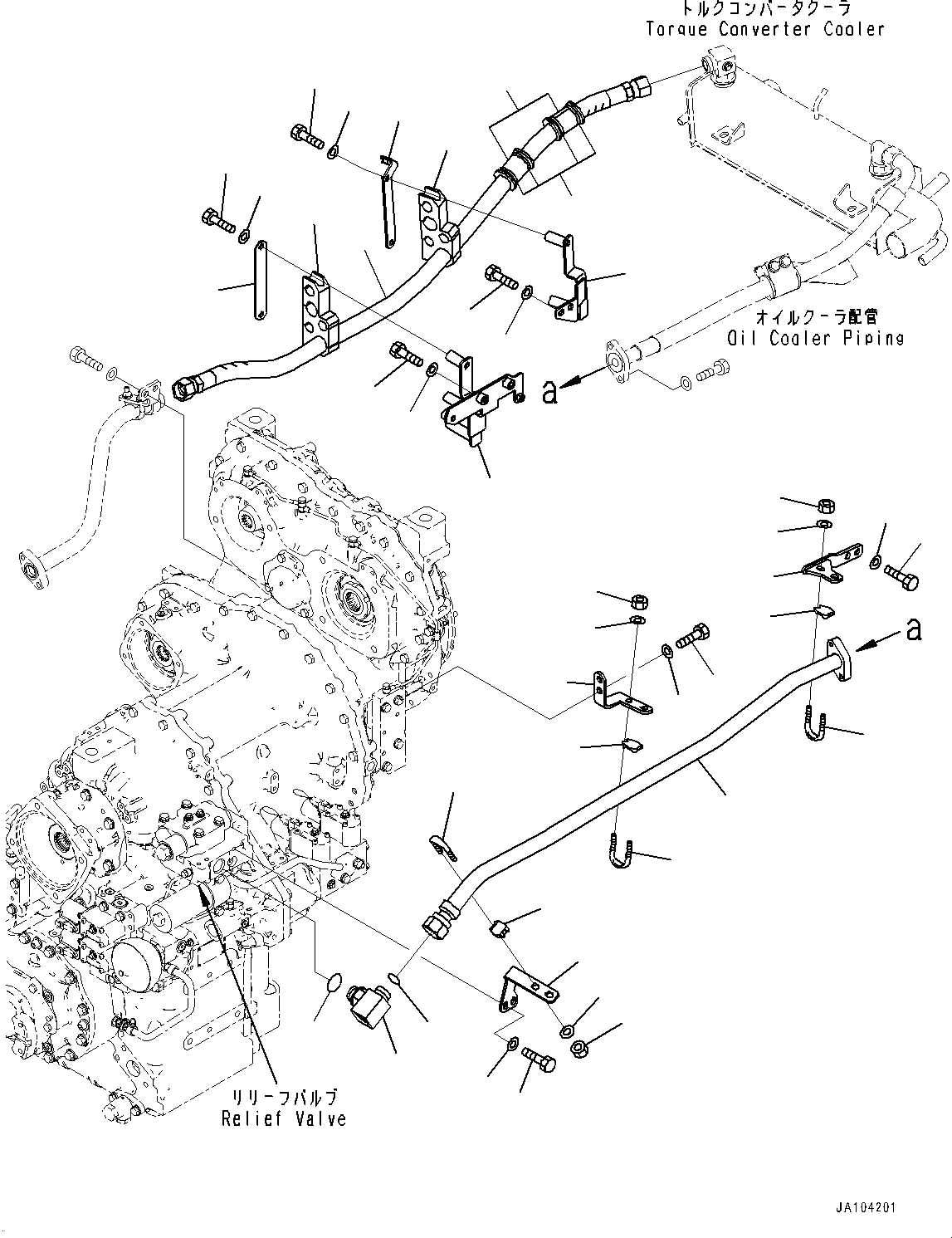 Трубка 421-16-75211 KOMATSU