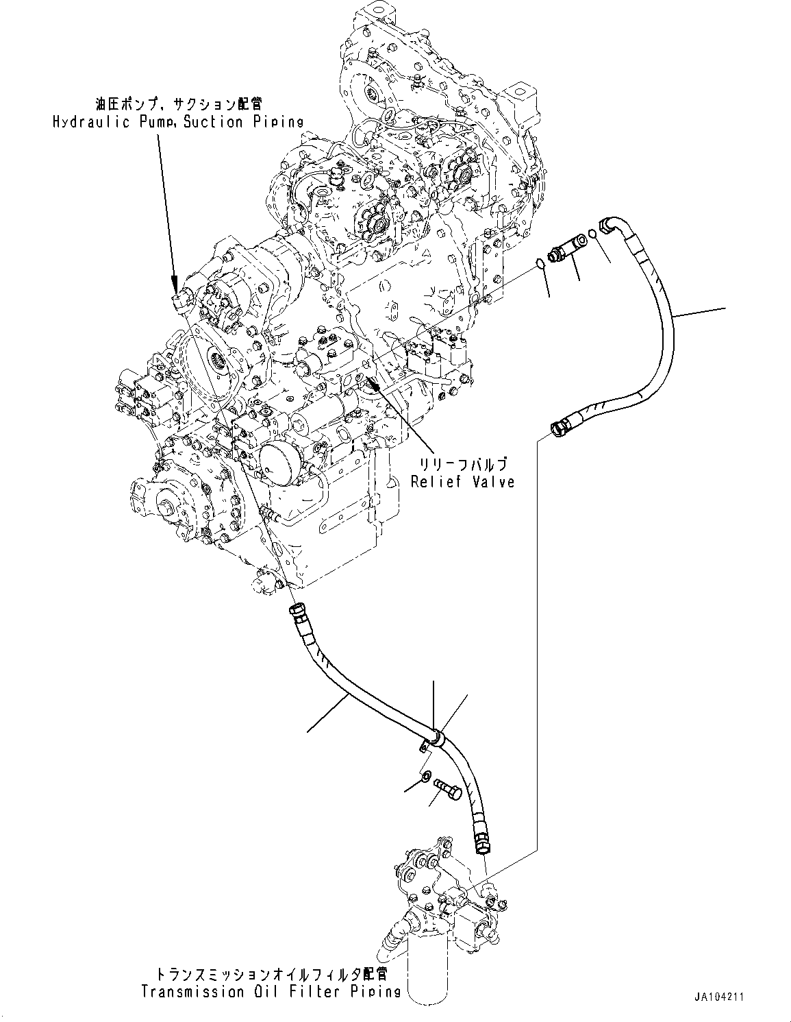 Шланг 421-62-77931 KOMATSU