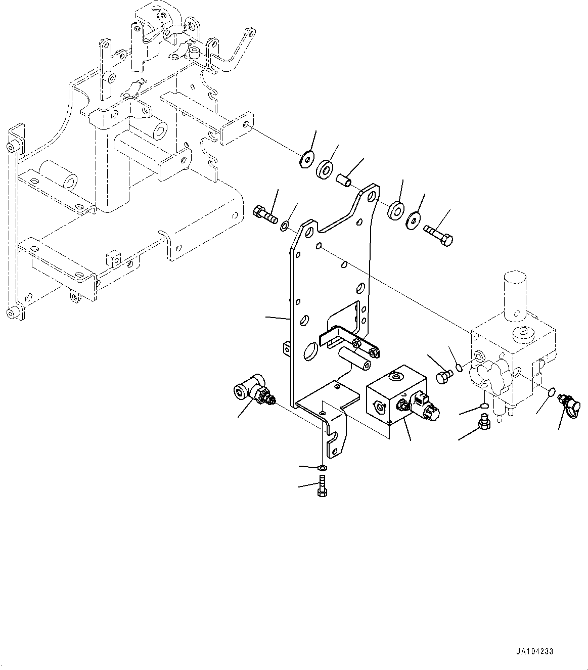 Клапан в сборе 421-18-71211 KOMATSU
