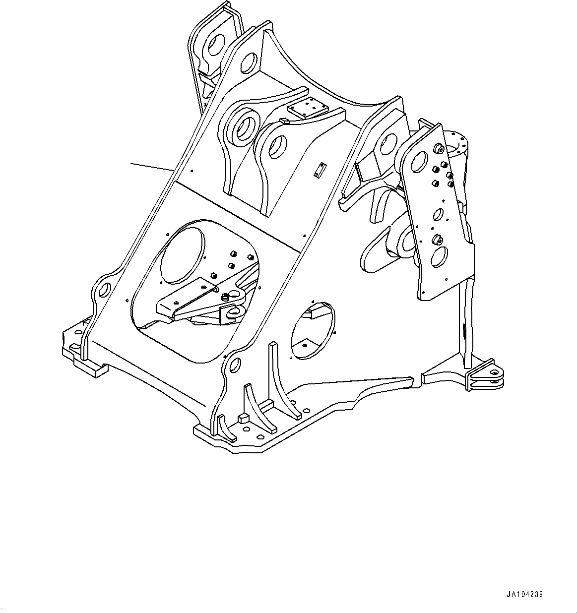 Front Frame 421-U44-7C13 KOMATSU