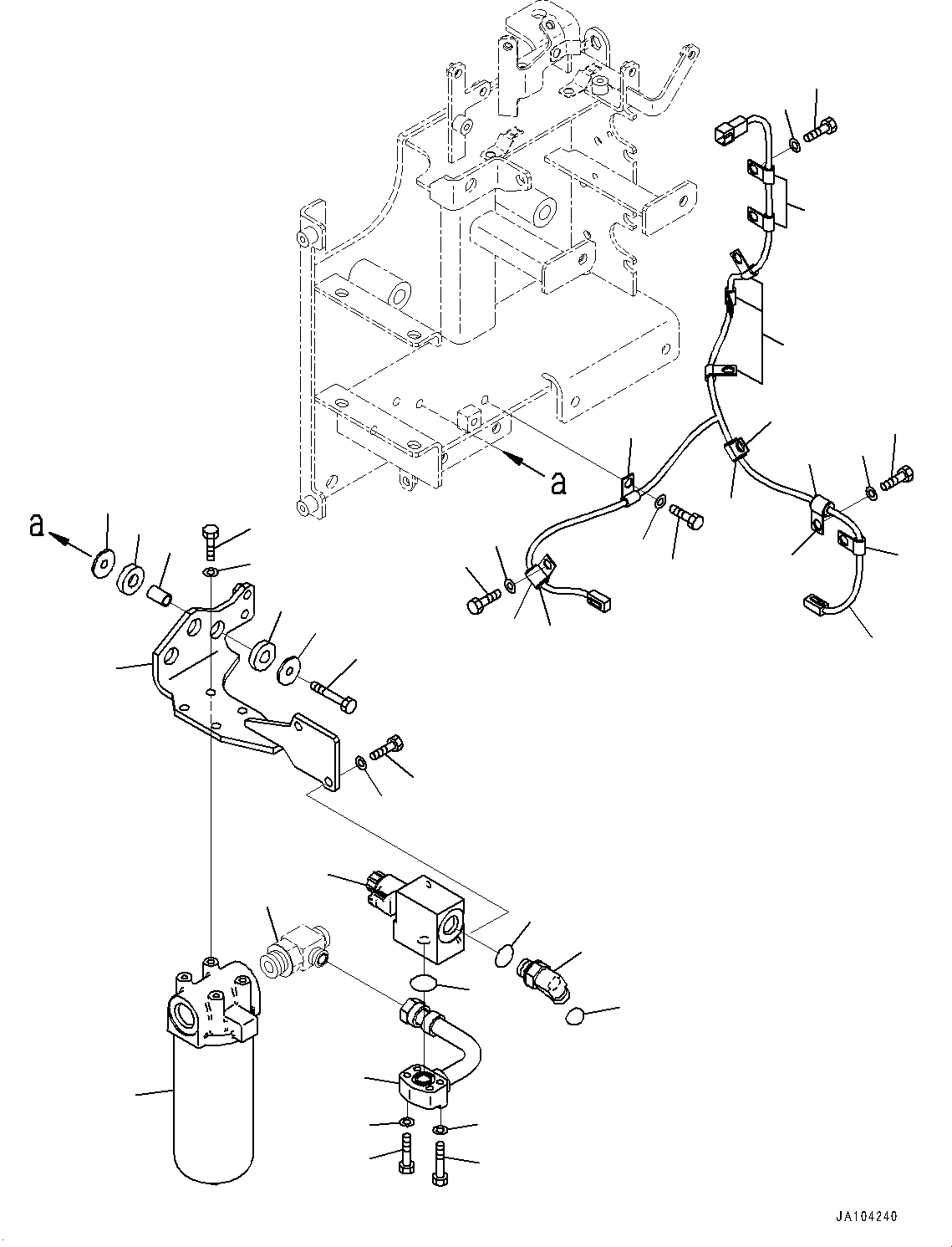 Клапан в сборе 421-62-76161 KOMATSU