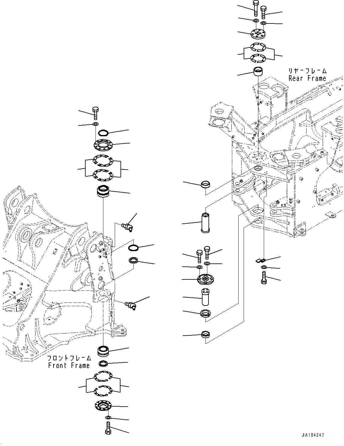 Регулировочная прокладка T=0,5 мм 421-46-71480 KOMATSU