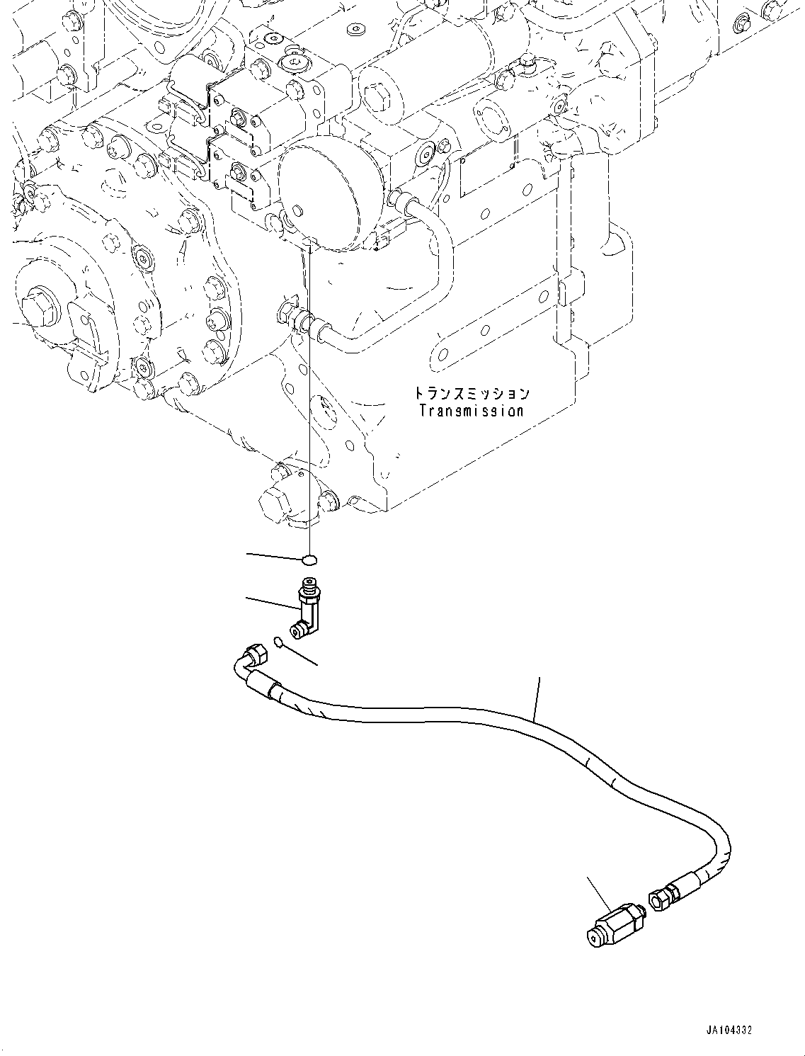 Шланг 421-43-72181 KOMATSU
