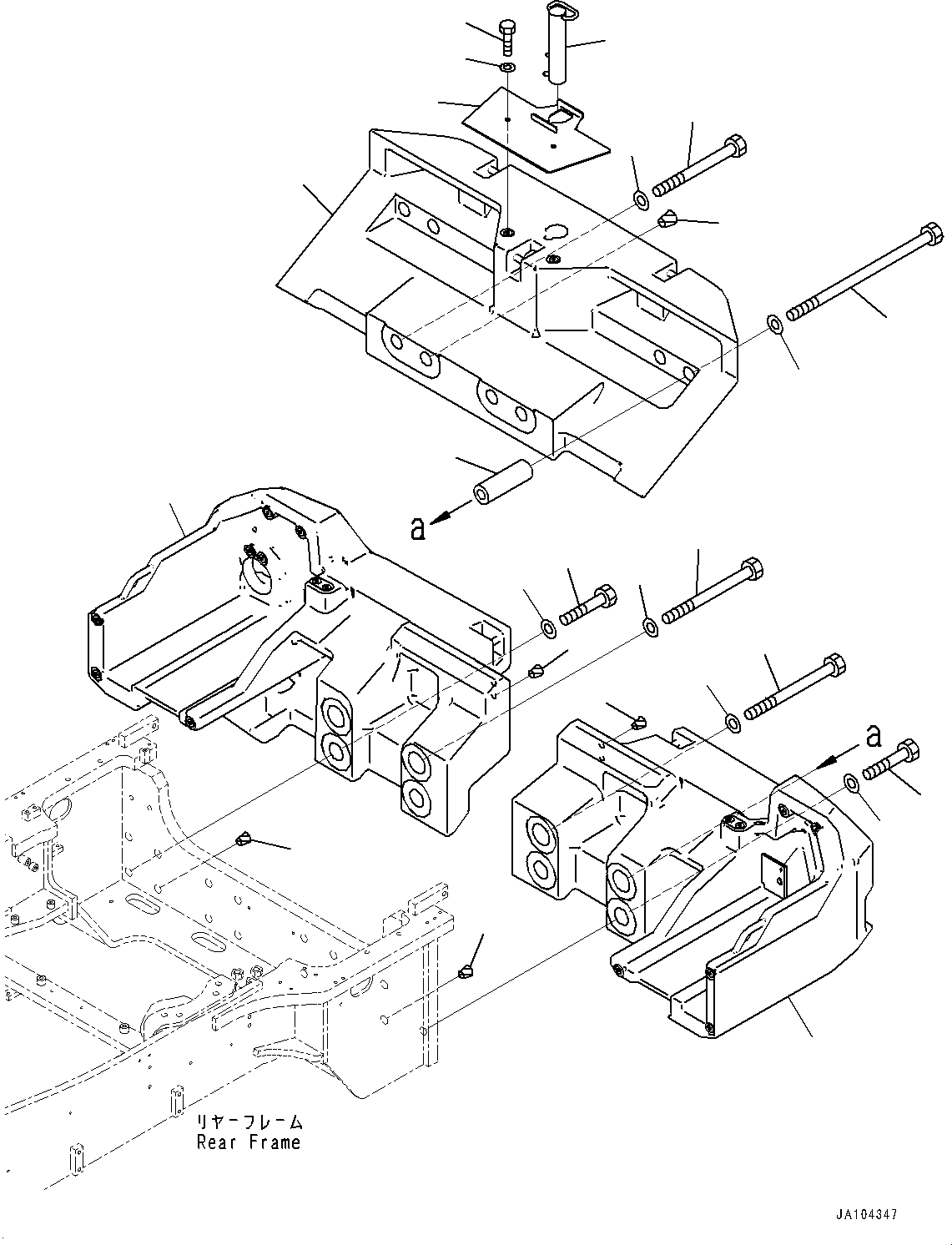 Палец 421-975-7121 KOMATSU