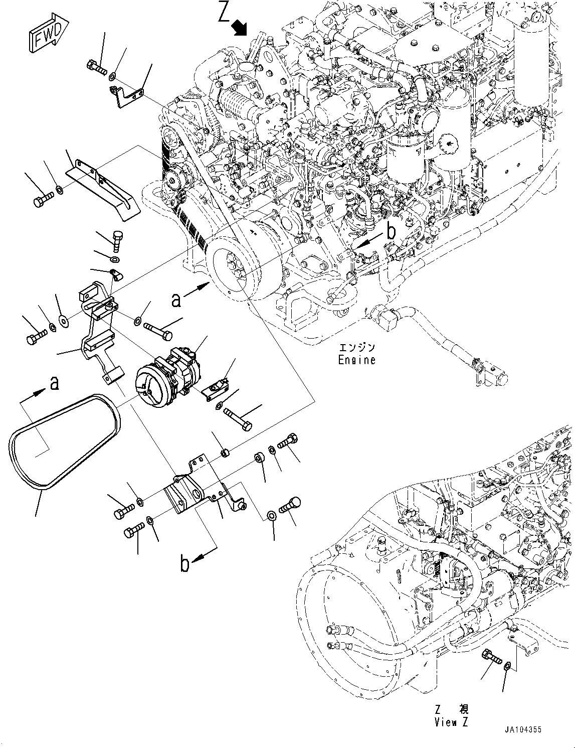 Кронштейн 421-S62-7640 KOMATSU