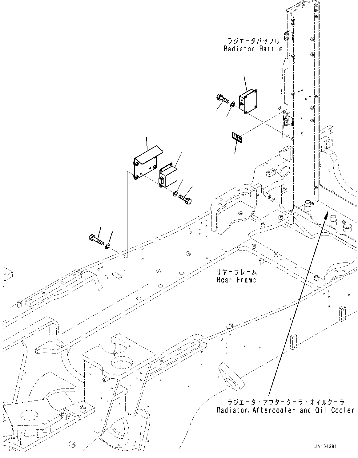 PLATE, PRIMING PUMP SWITCH 421-93-71630 KOMATSU