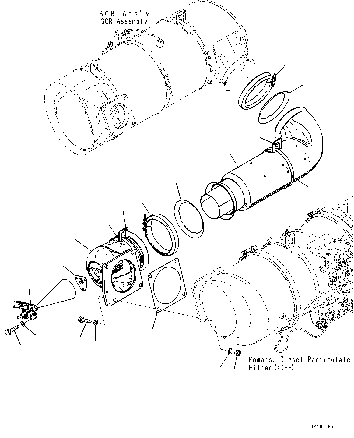 Хомут шланга 07281-11809 KOMATSU