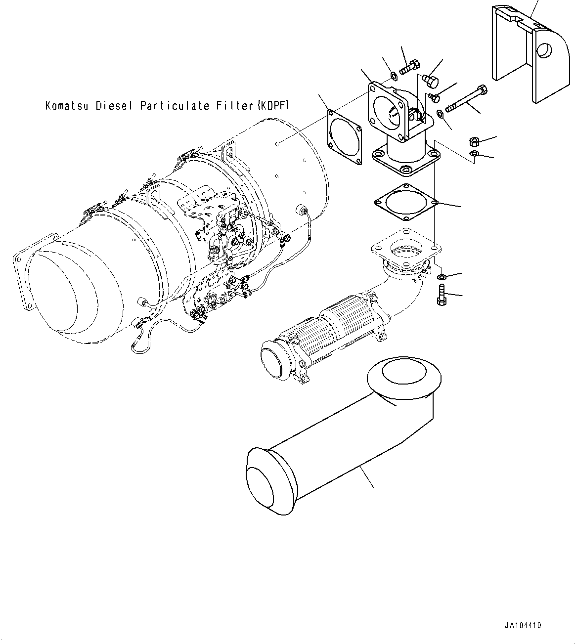 Болт 01011-E1240 KOMATSU