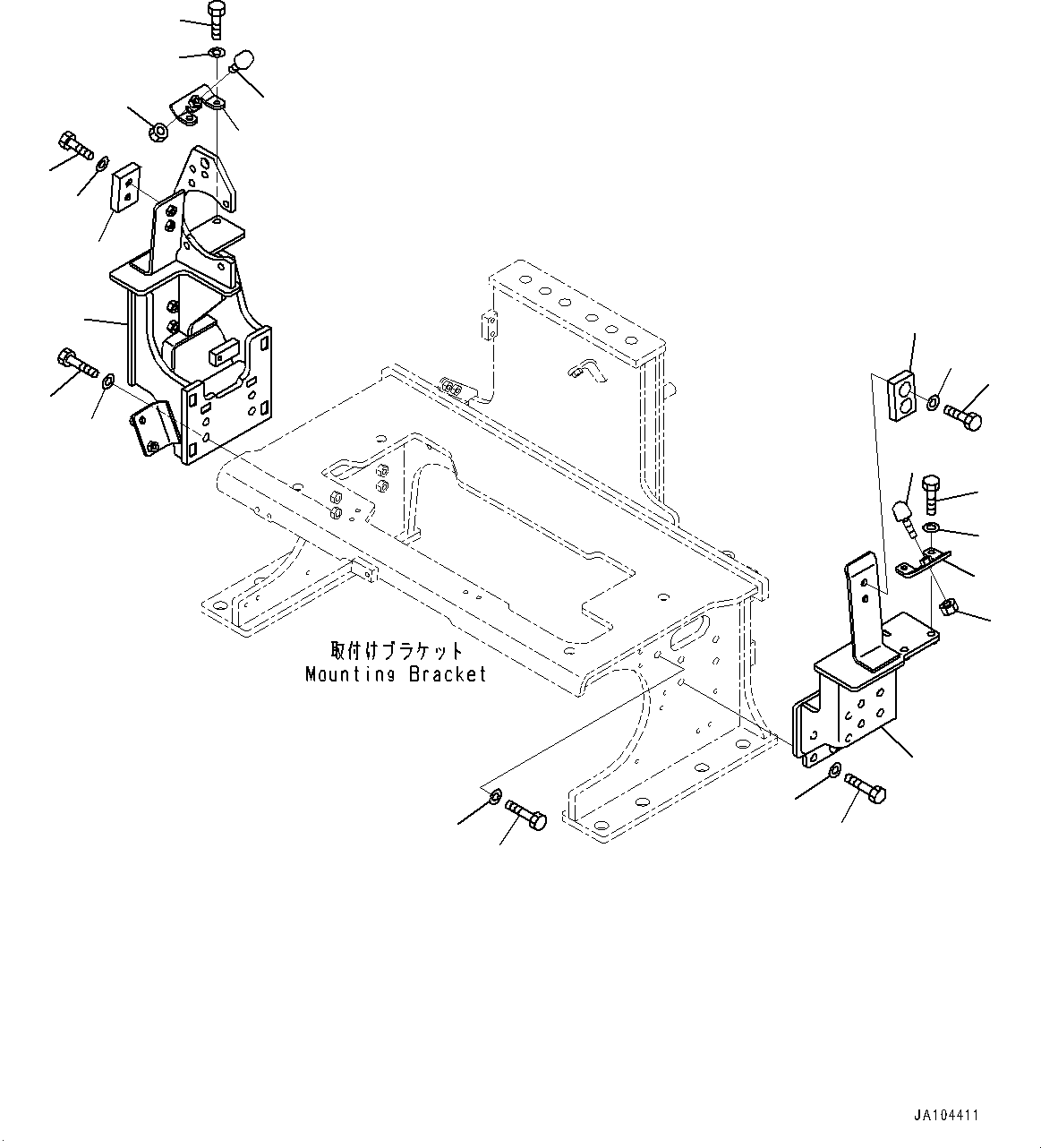 Пластина 421-54-71851 KOMATSU