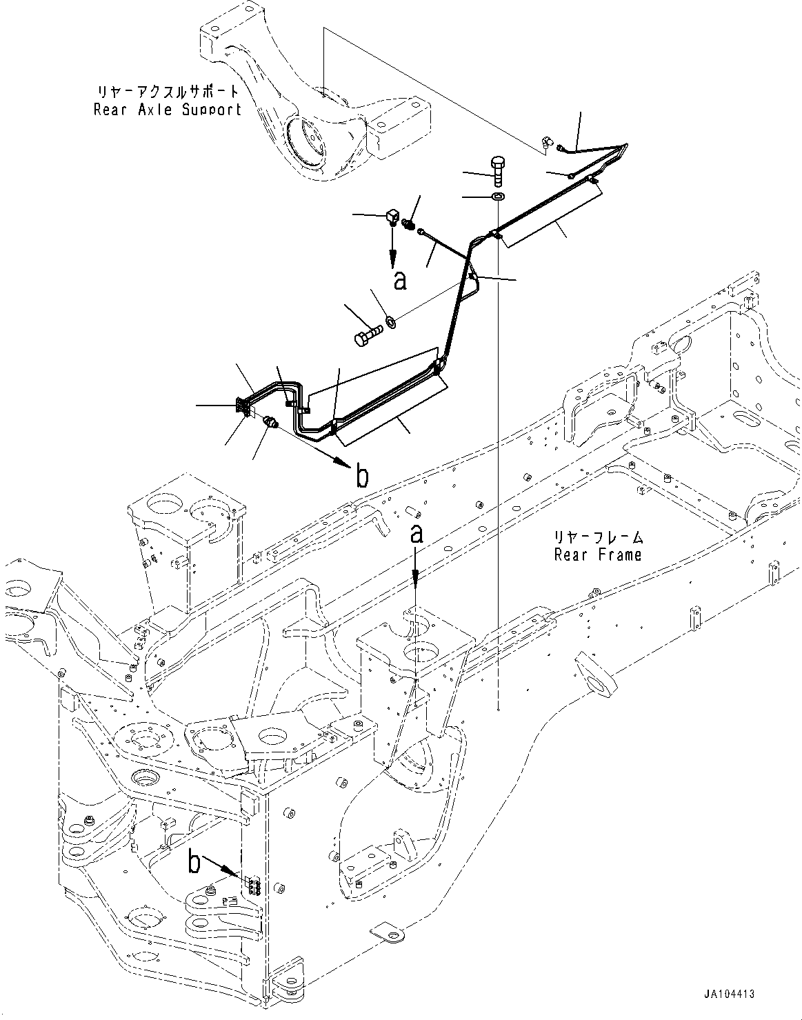 Трубка 421-46-76151 KOMATSU