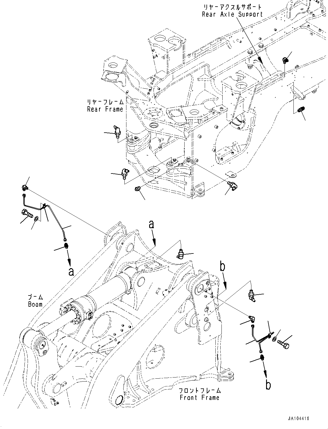 Трубка 421-46-76410 KOMATSU