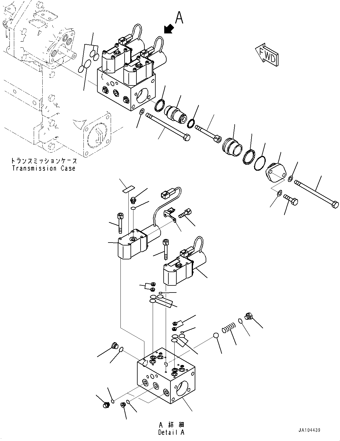 Болт 01252-A0865 KOMATSU